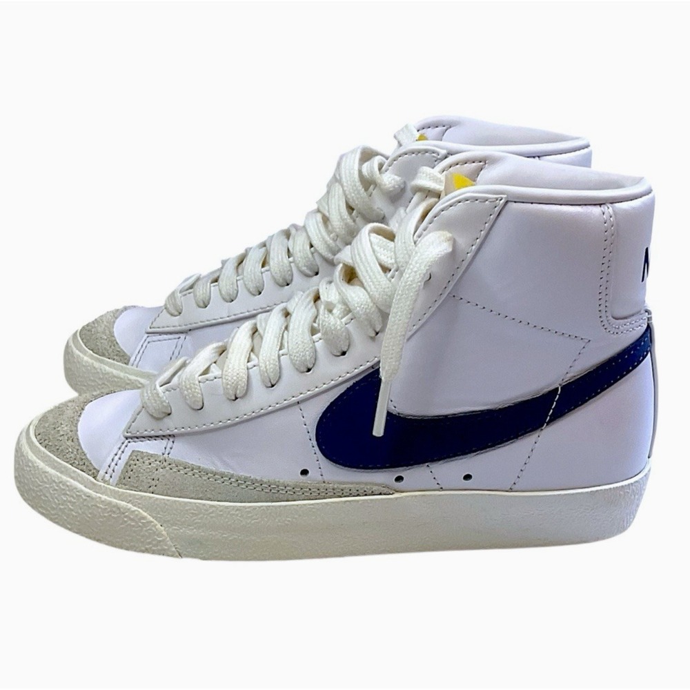 Nike Blazer Mid 77 Diffused Blue White Womens Size 6 CZ1055-125